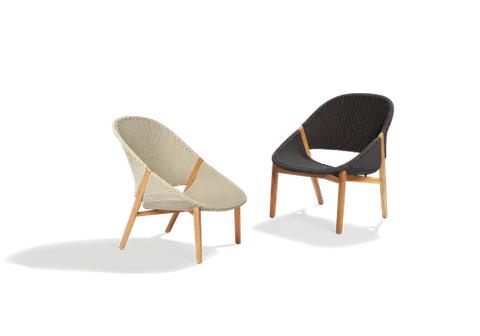 Lounge Chair High Back from the Tribù Elio collection