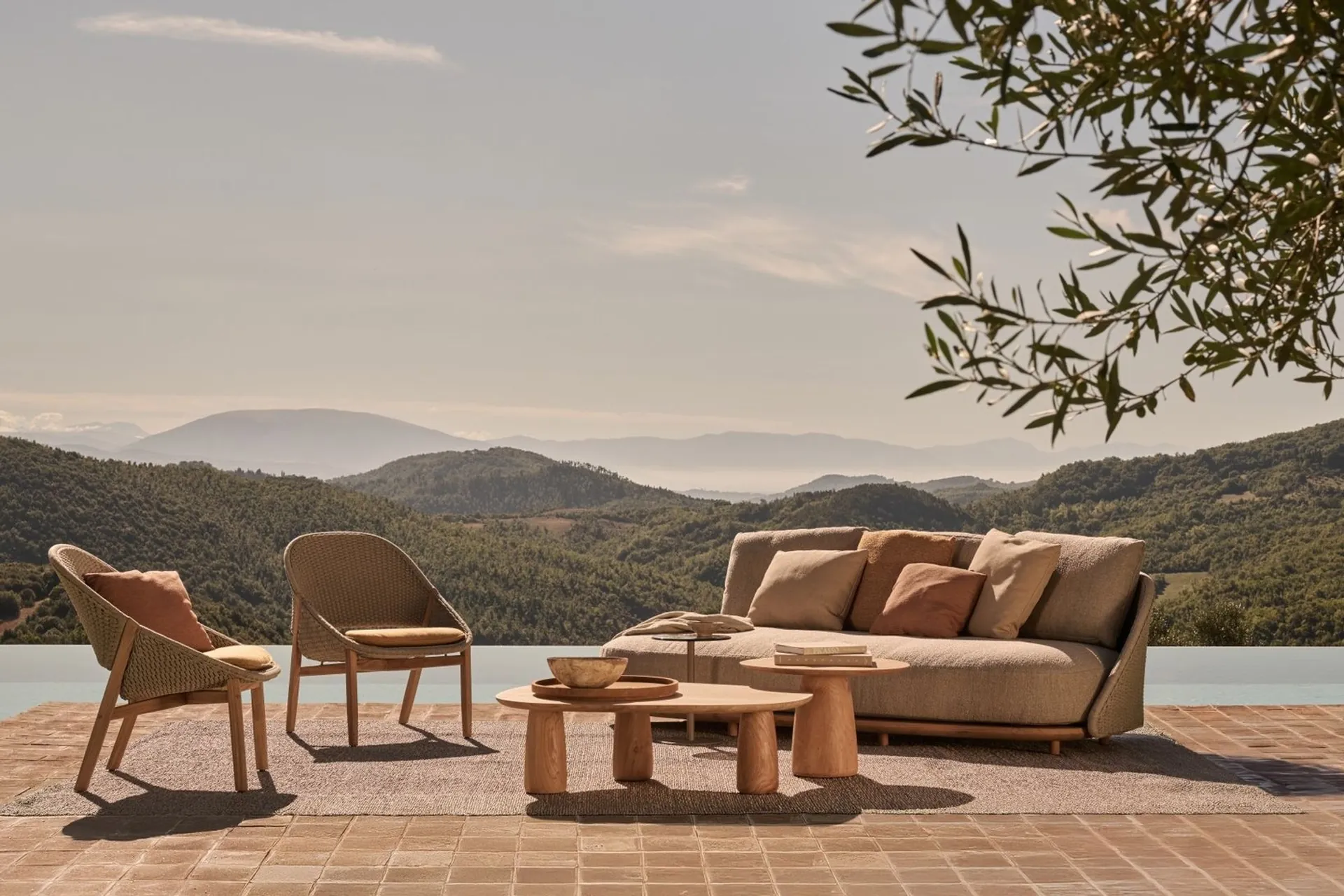 Elio outdoor furniture by Tribù