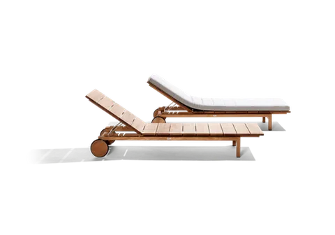 Lounger from the Tribù Kos collection