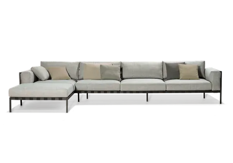 Sofa from the Tribù Natal Alu collection